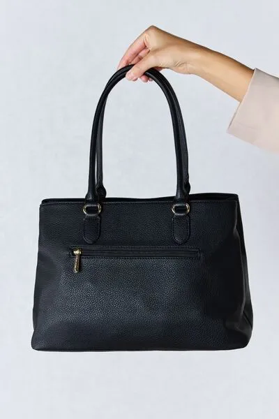 David Jones Structured Leather Handbag - 3 Colors