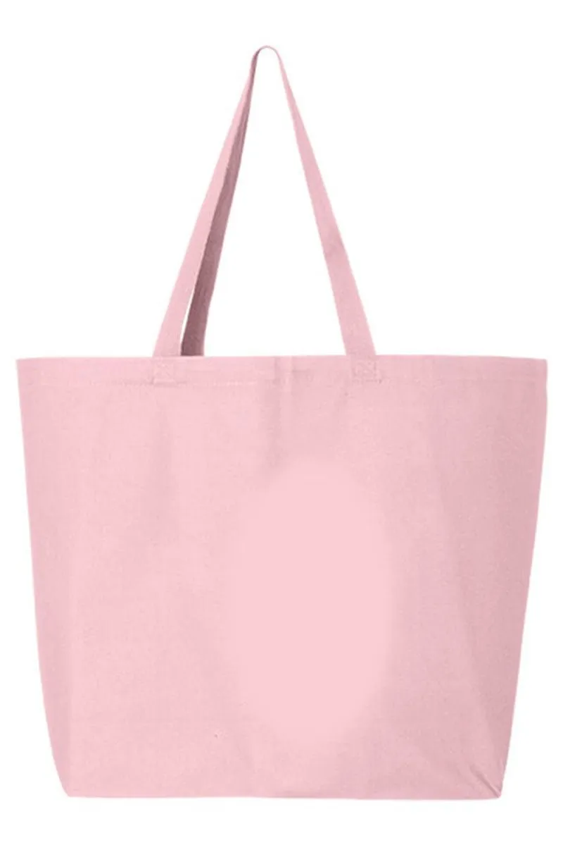 Distressed Courtside Canvas Jumbo Tote