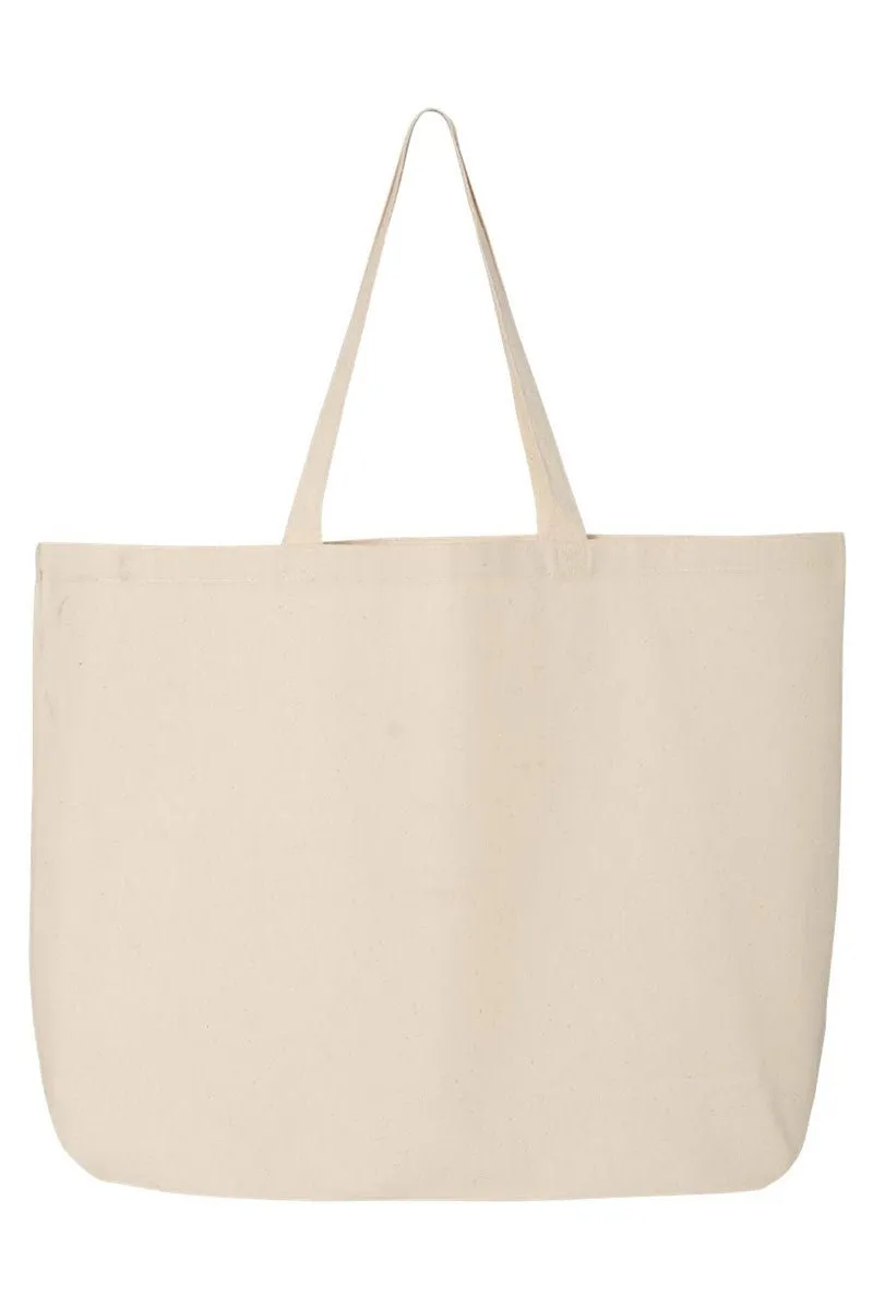Distressed Courtside Canvas Jumbo Tote