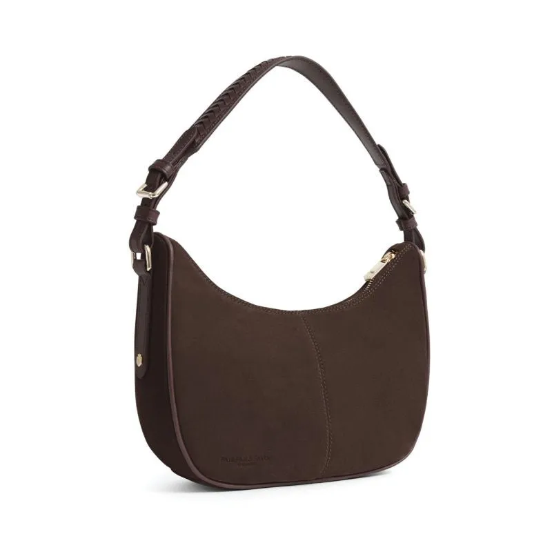 Fairfax & Favor Tetbury Crescent Ladies Shoulder Bag - Chocolate