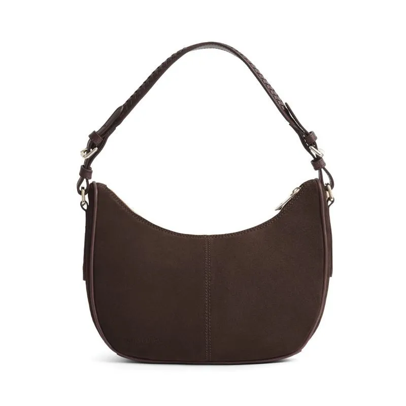 Fairfax & Favor Tetbury Crescent Ladies Shoulder Bag - Chocolate