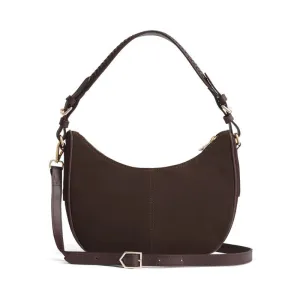 Fairfax & Favor Tetbury Crescent Ladies Shoulder Bag - Chocolate