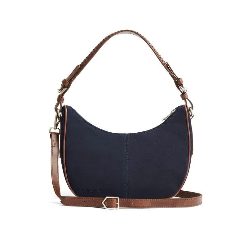 Fairfax & Favor Tetbury Crescent Ladies Shoulder Bag - Navy