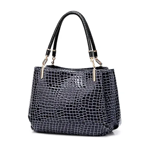 Fashion Alligator pattern pu leather handbag