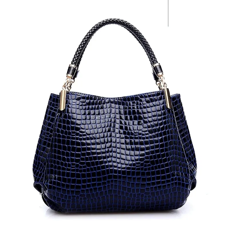 Fashion Alligator pattern pu leather handbag