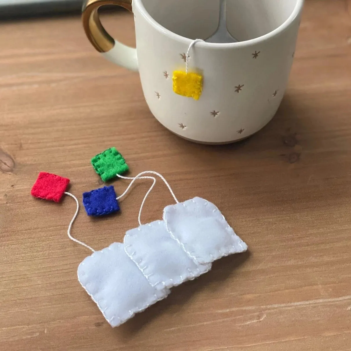 Felt Play Food - Tea Bags