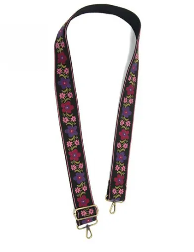 Folk Floral Embroidered Guitar Strap