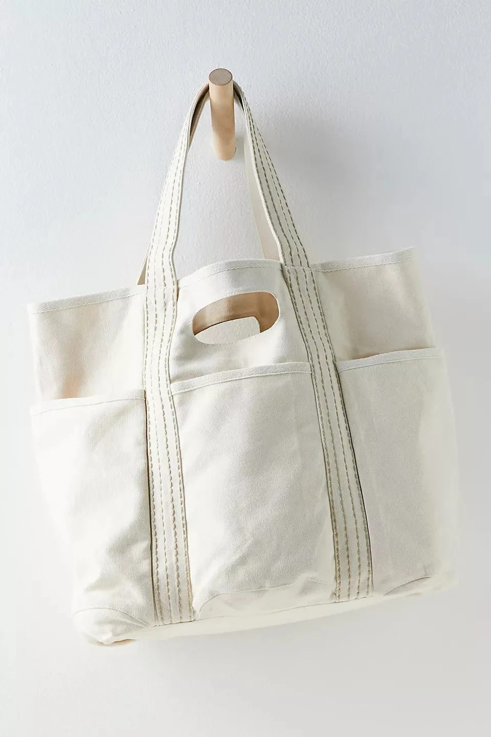 Free People Caravan Canvas Tote in Tea