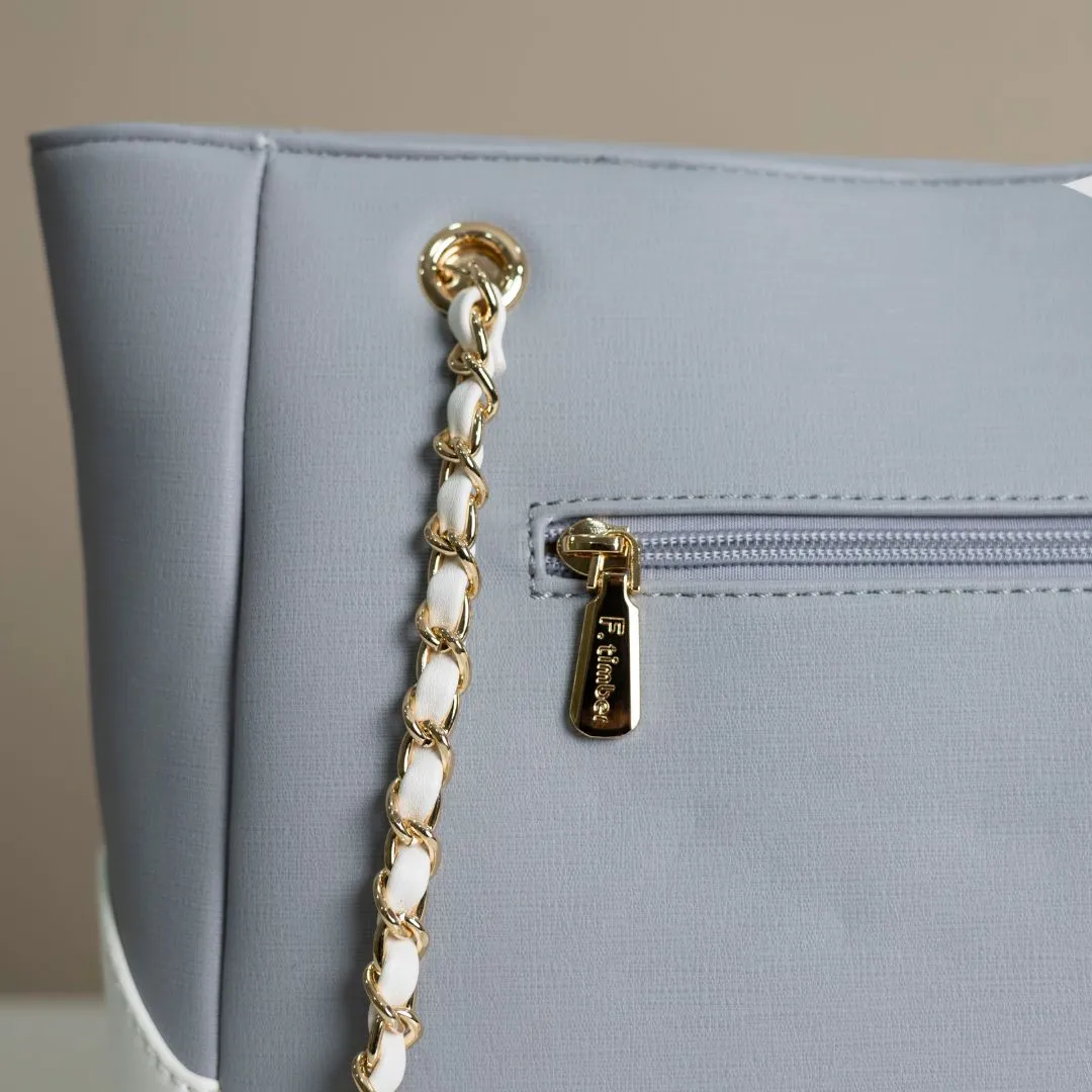 F.timber Dahlia Top Handle Large Tote Bag