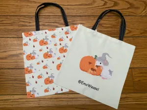 Gandolf Guinea Pig Halloween Pumpkin Tote Bags