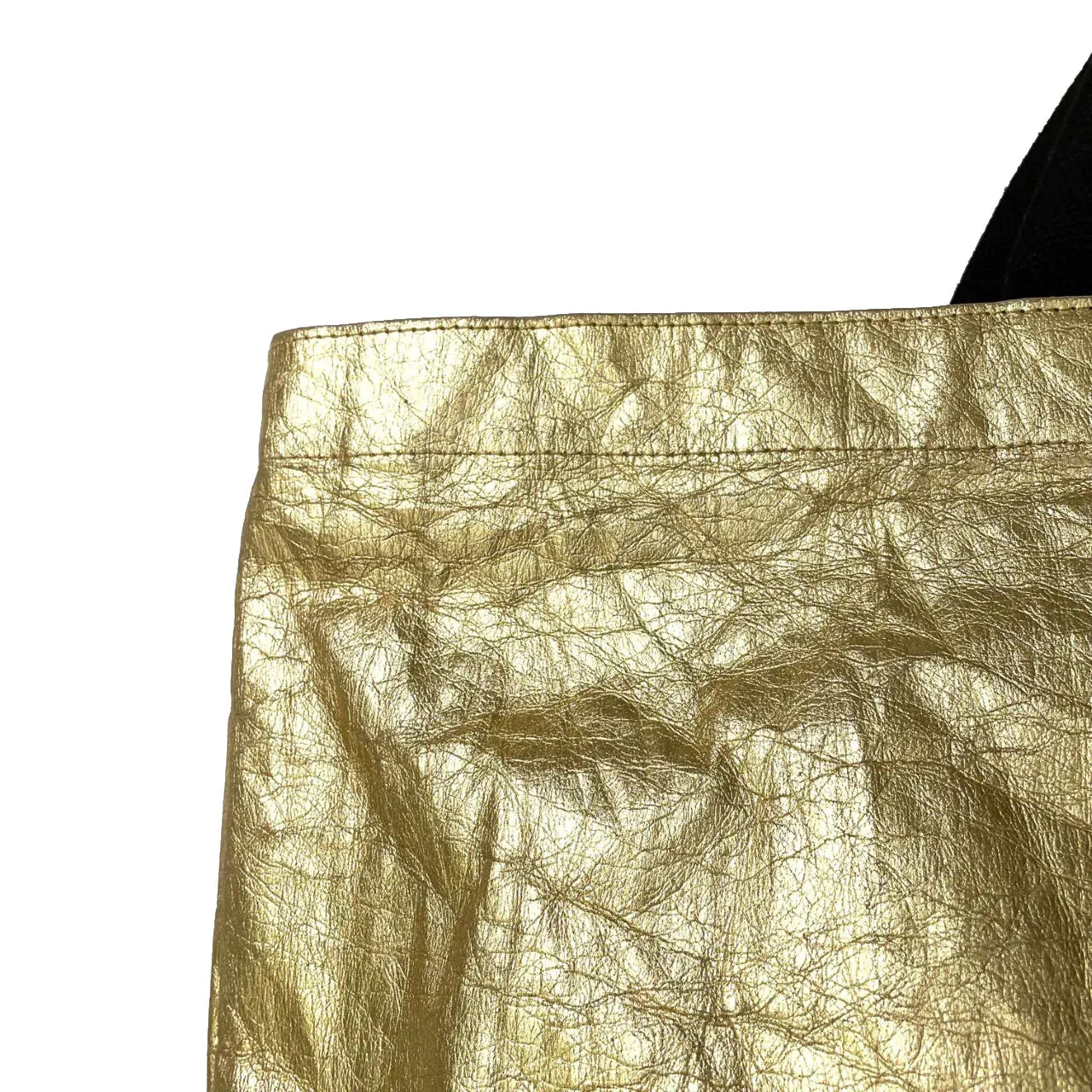 Giant Gold Shopper Bag