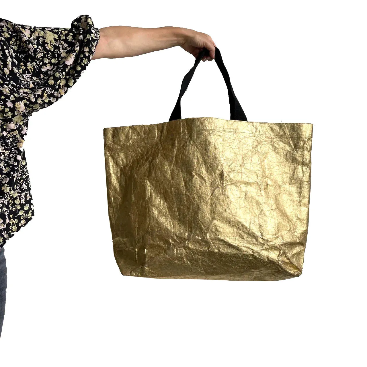 Giant Gold Shopper Bag