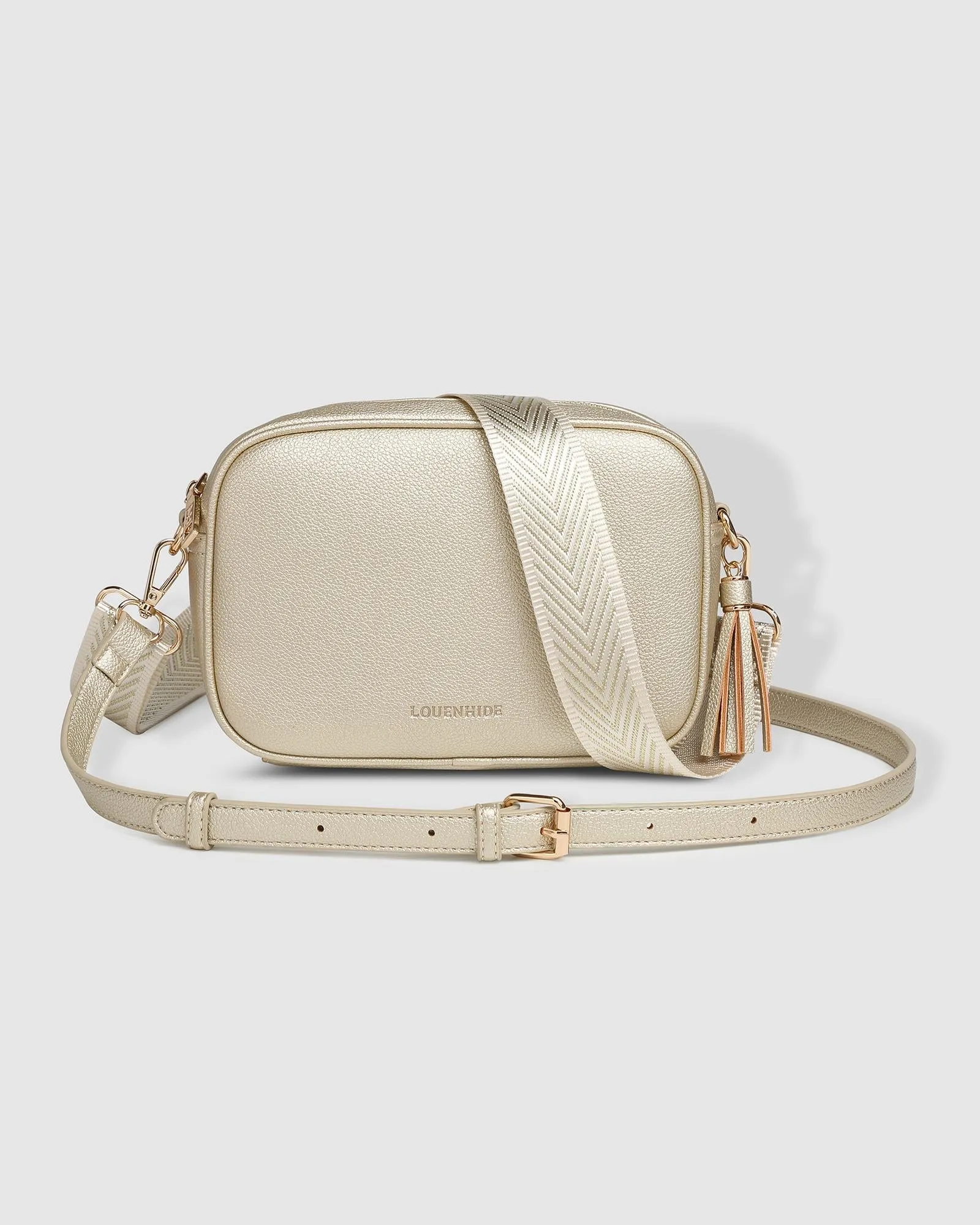 GINGER METALLIC CROSSBODY BAG