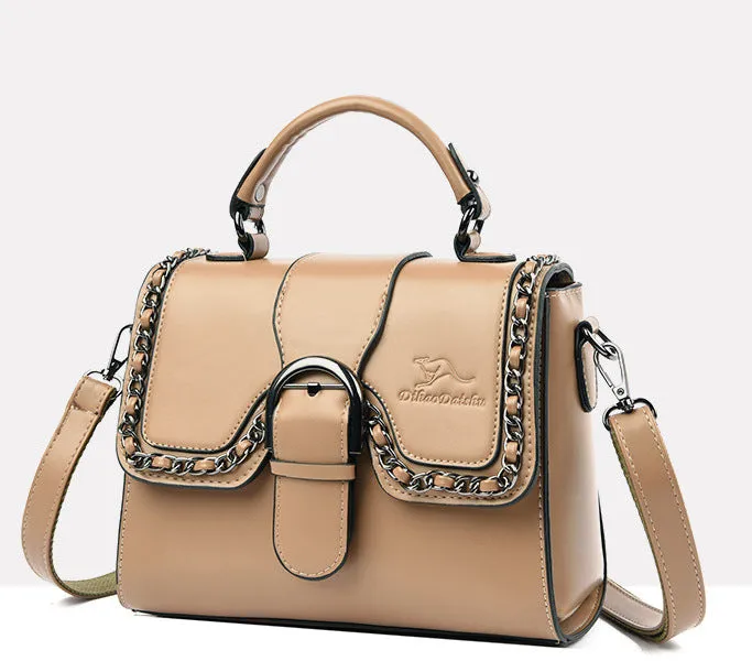 H1720 - Luxe Brown Square Bag