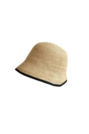 Handmade Adjustable Crochet Straw Bucket Hat