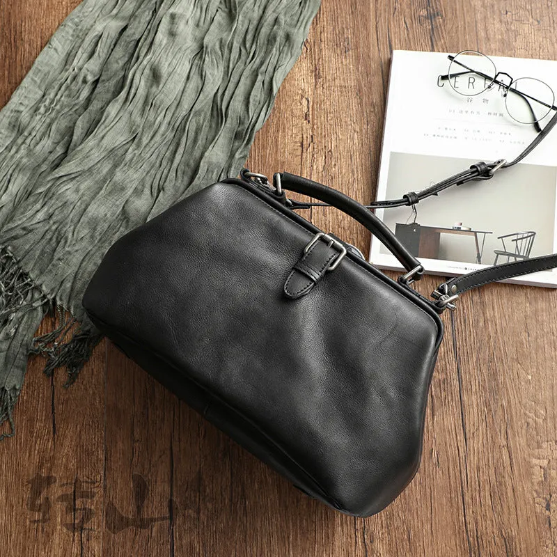 Handmade Vege Tanned Leather Tote Bags for Women 2051