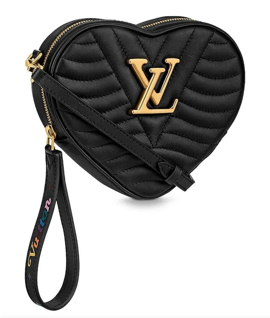Heart New Wave Bag - Black or Pink