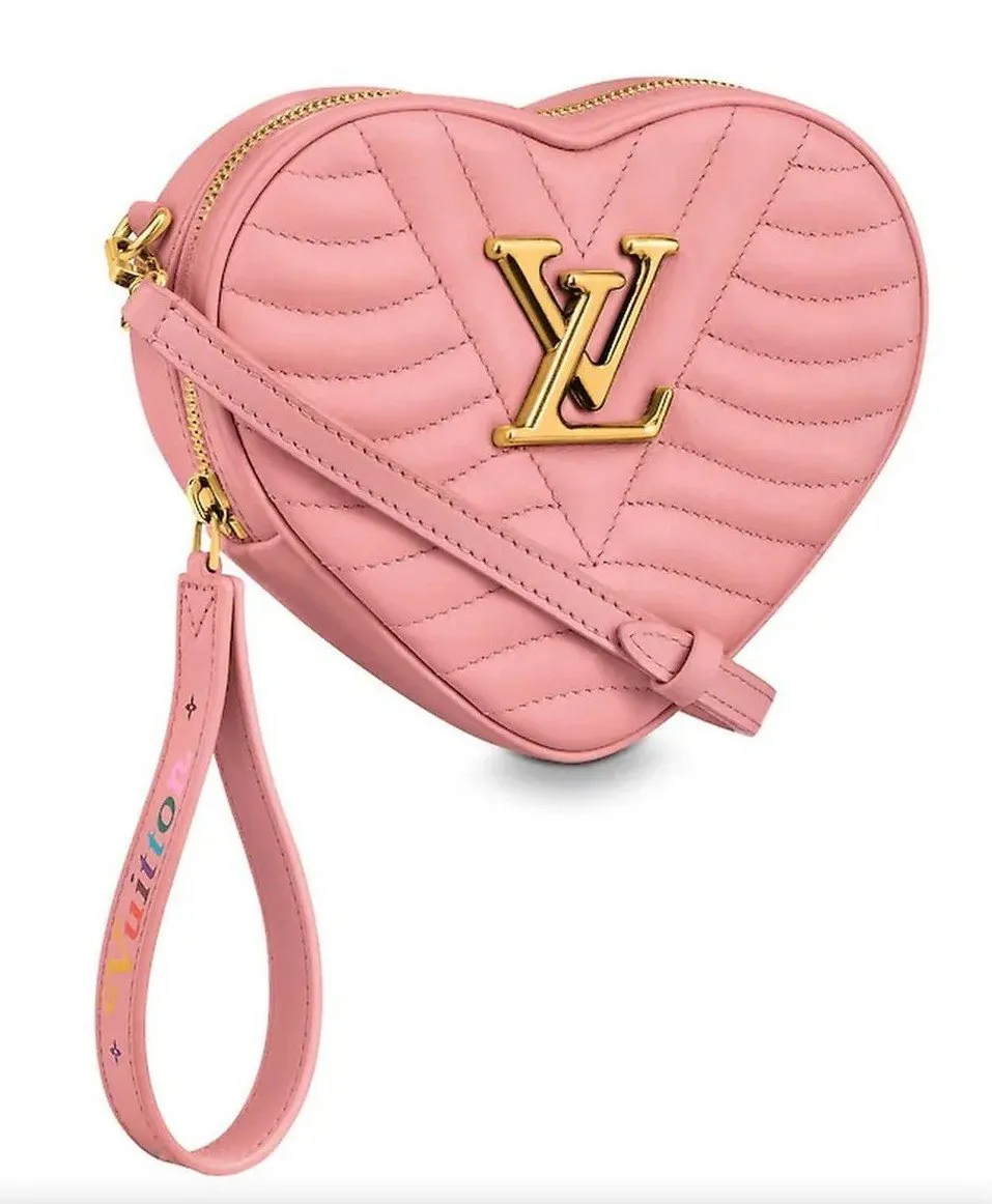 Heart New Wave Bag - Black or Pink