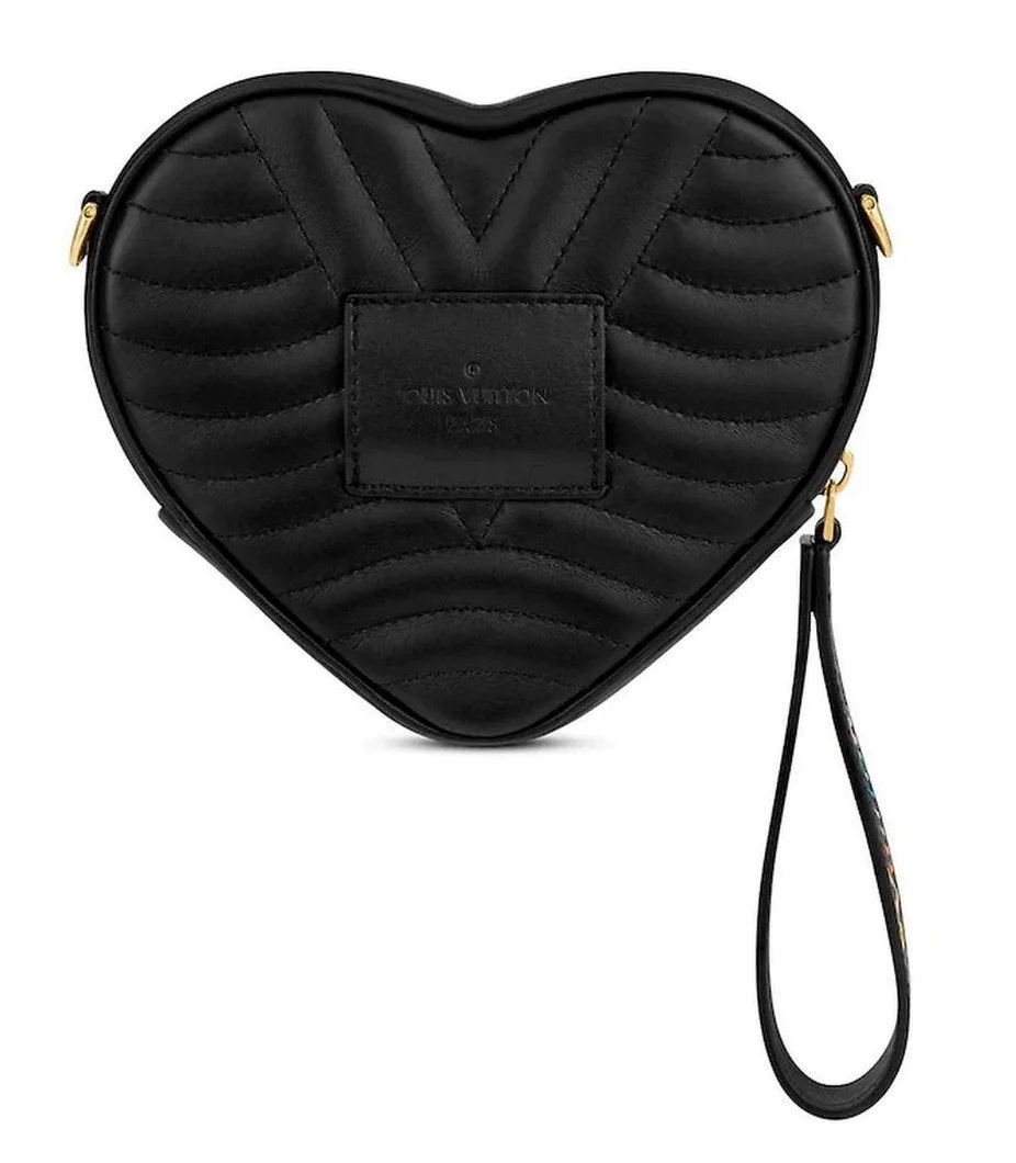 Heart New Wave Bag - Black or Pink