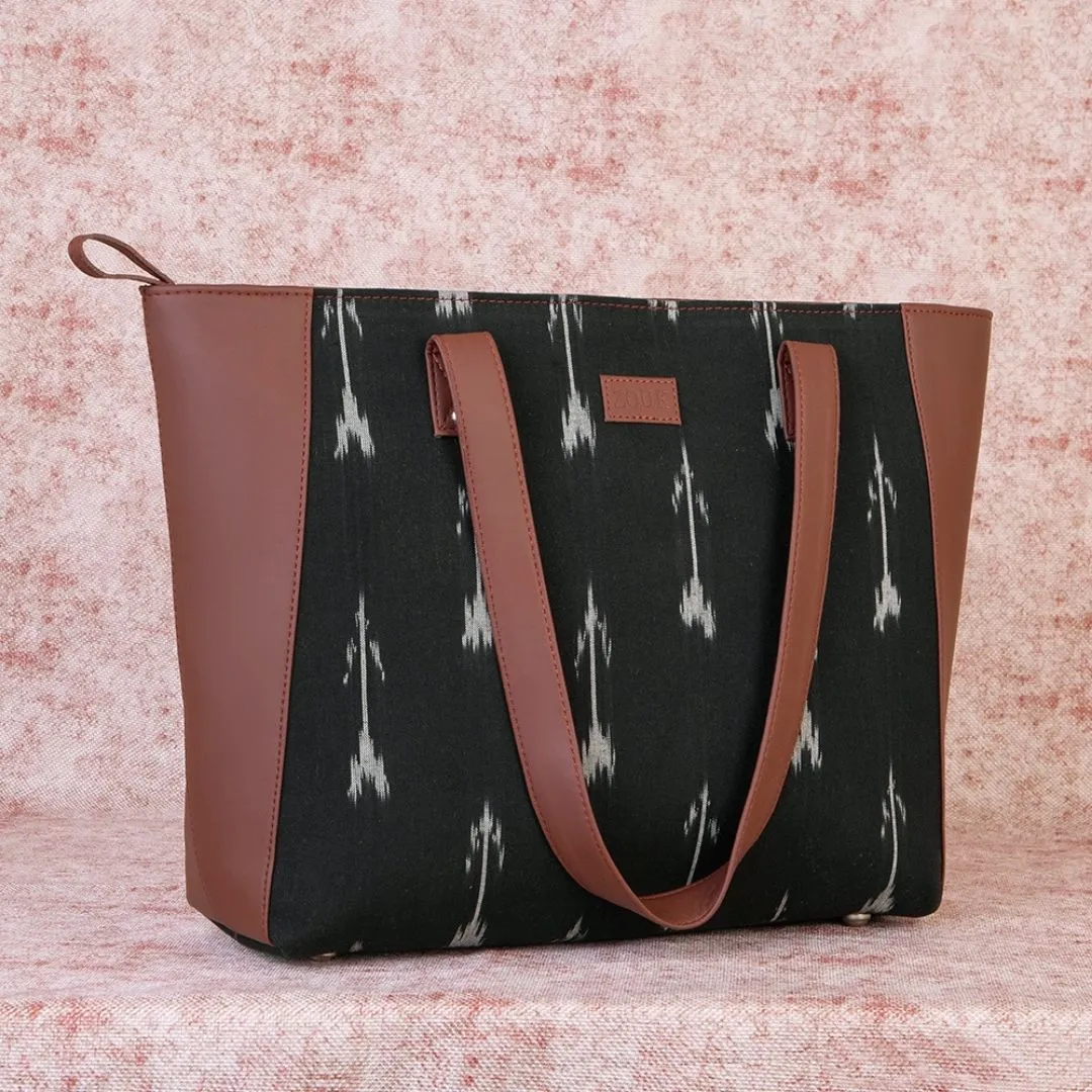 Ikat Arrow Side Tote Bag