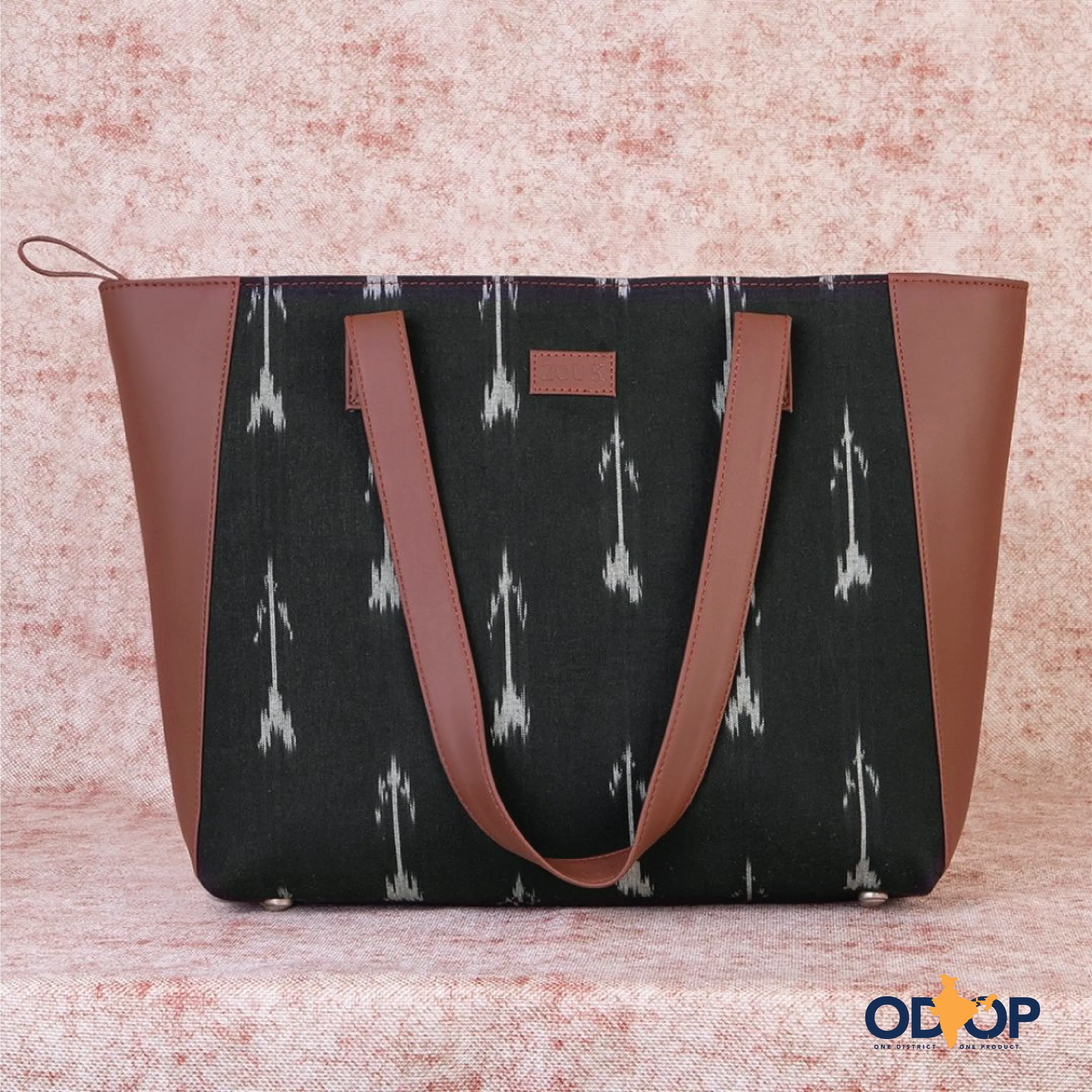 Ikat Arrow Side Tote Bag