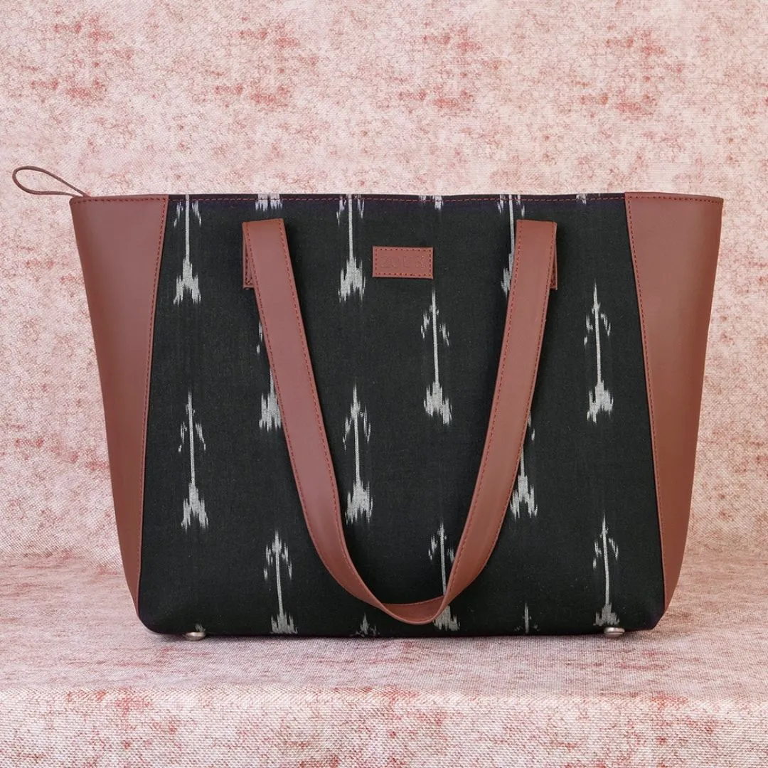 Ikat Arrow Side Tote Bag