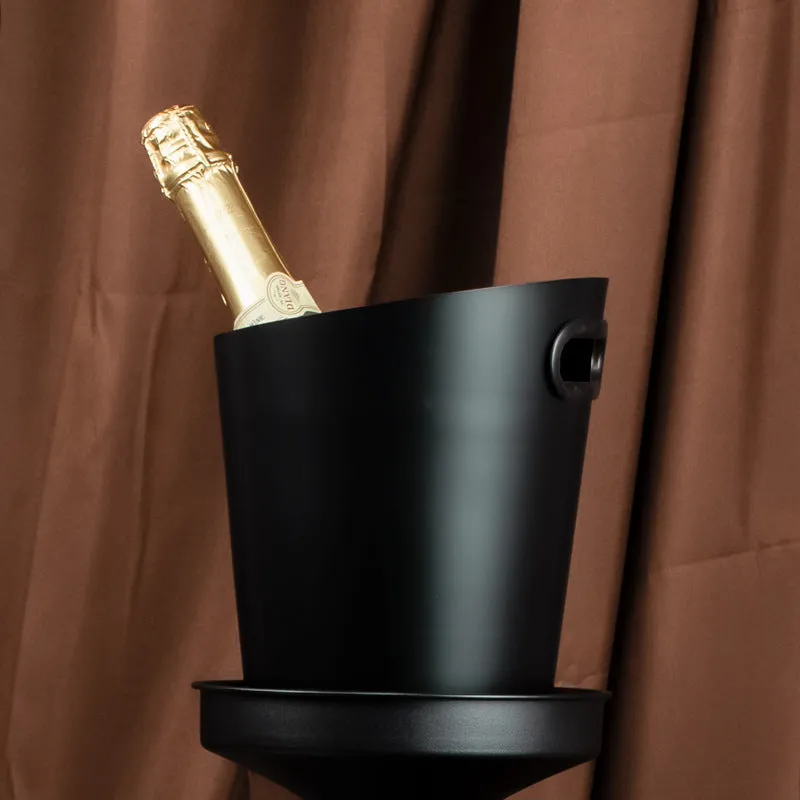 Inclined Stainless Steel Ice Bucket Ice Bucket Household Beer Bucket