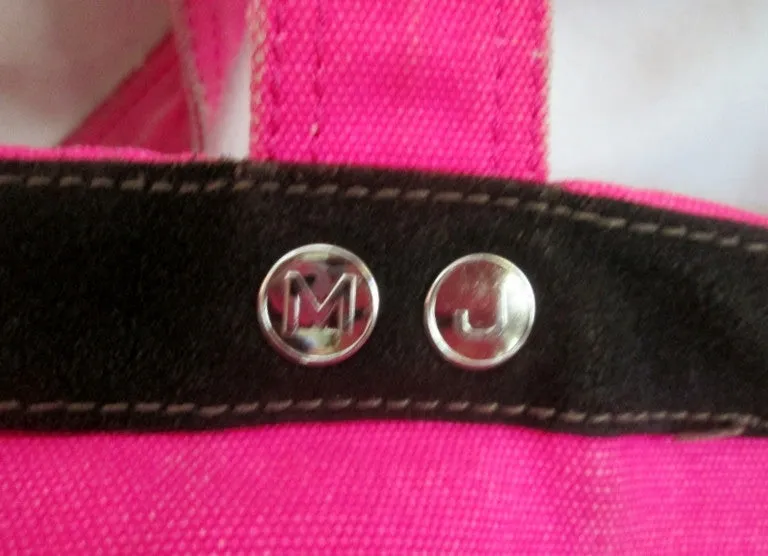 JACOBS BY MARC JACOBS canvas vegan tote shopper carryall NEON HOT PINK L