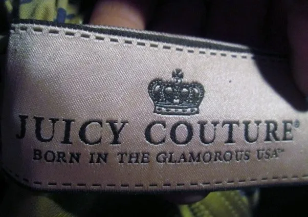 JUICY COUTURE Leather Velvet Heart tote purse satchel PINK BROWN PURPLE L