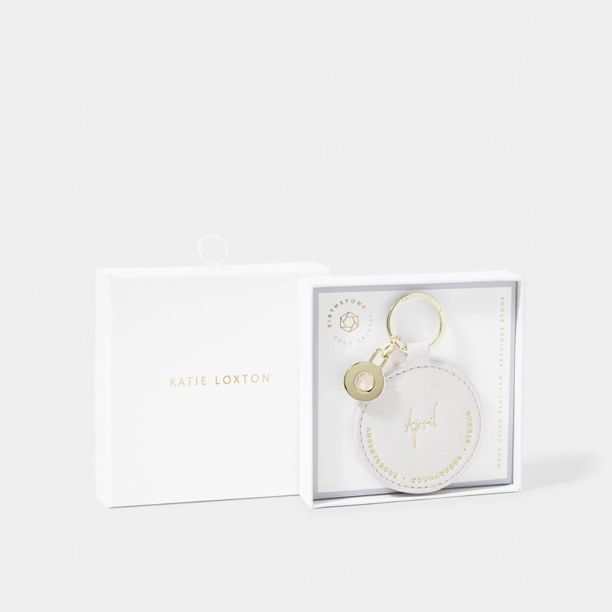 Katie Loxton Birthstone Keyring - April