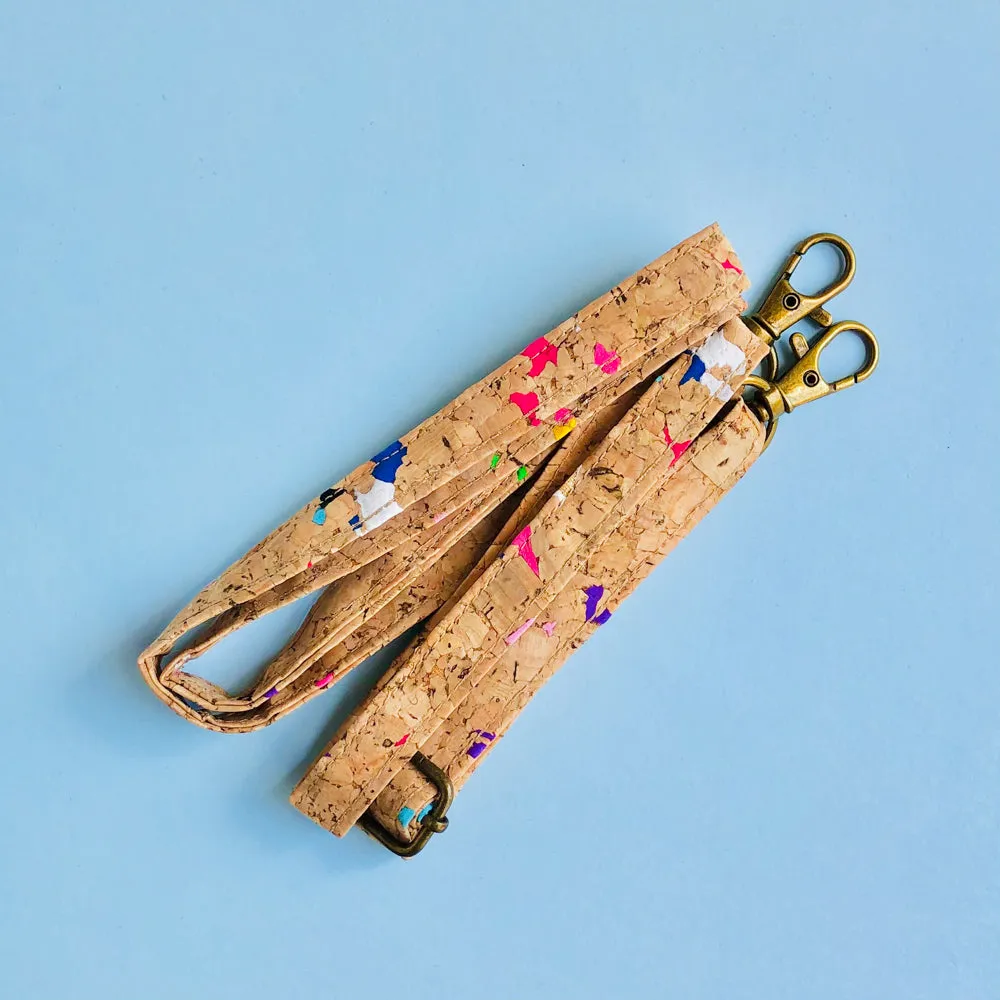 Kiki Cork Cross Body Bag in Vivid