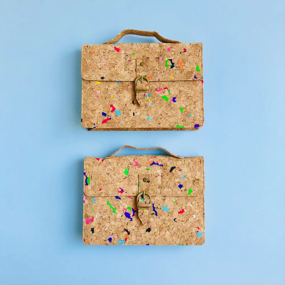 Kiki Cork Cross Body Bag in Vivid