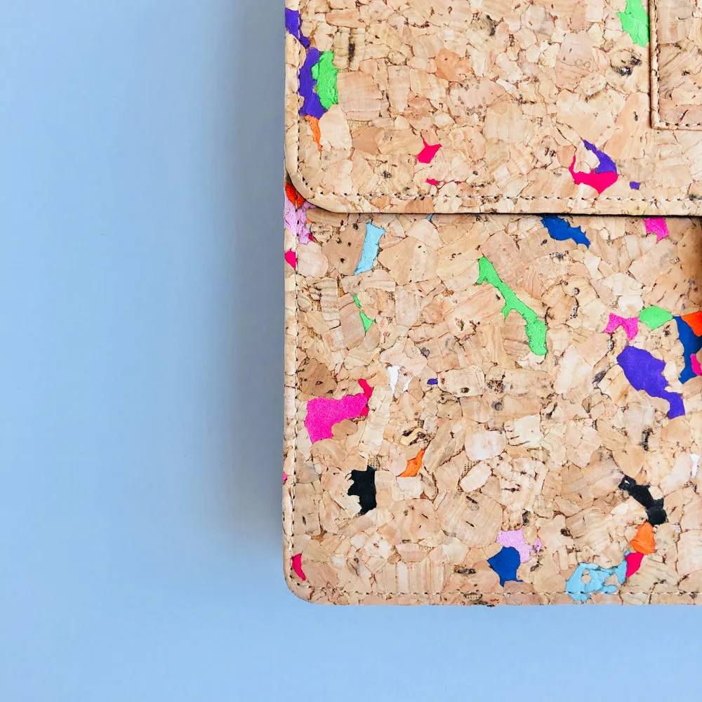 Kiki Cork Cross Body Bag in Vivid