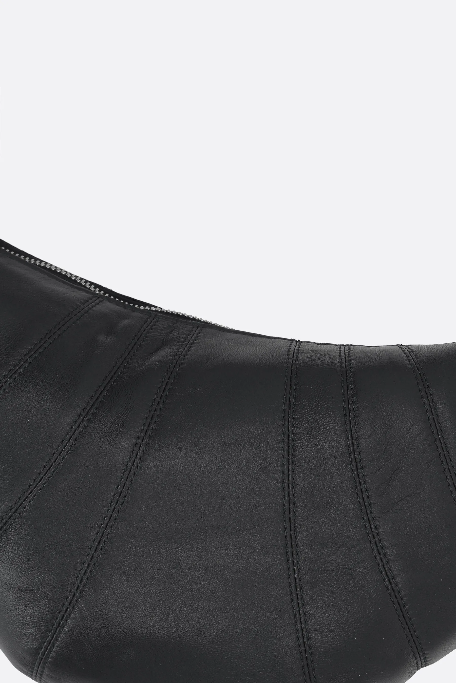 Knotted-Strap Nappa Leather Shoulder Bag
