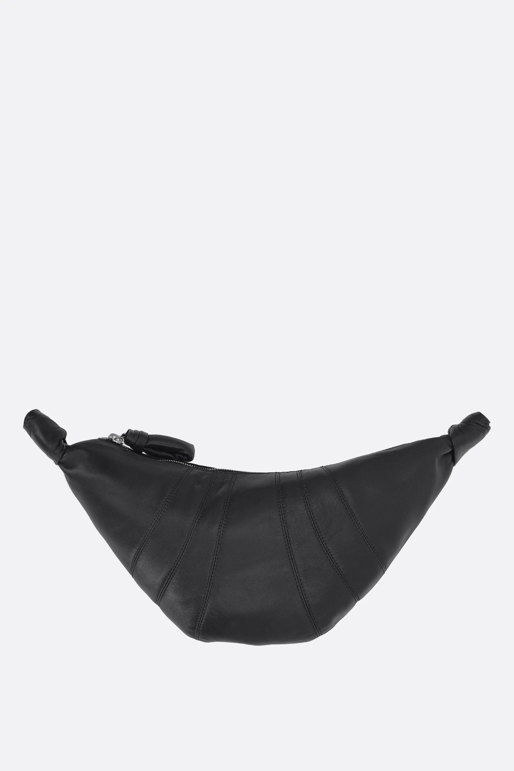 Knotted-Strap Nappa Leather Shoulder Bag
