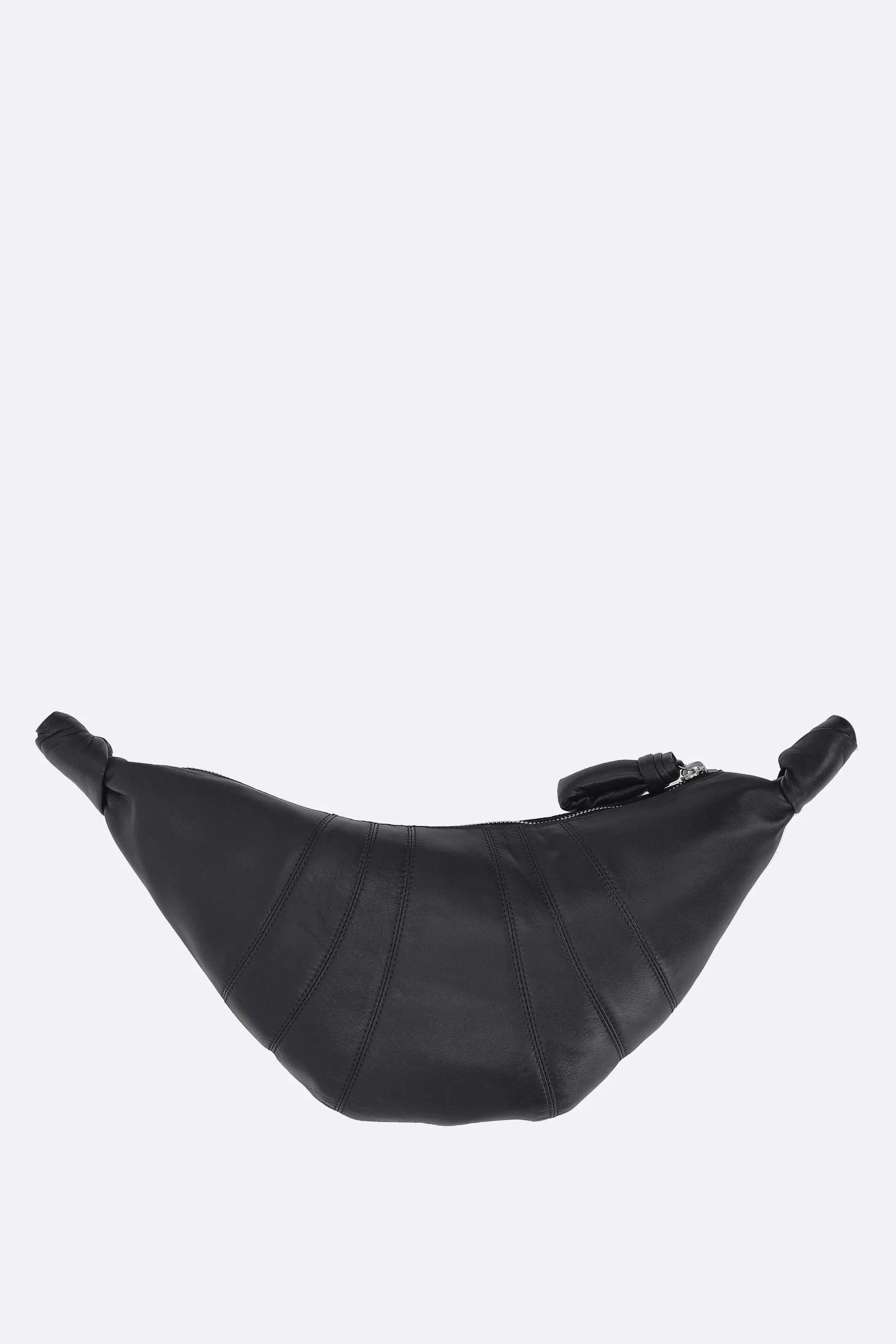 Knotted-Strap Nappa Leather Shoulder Bag