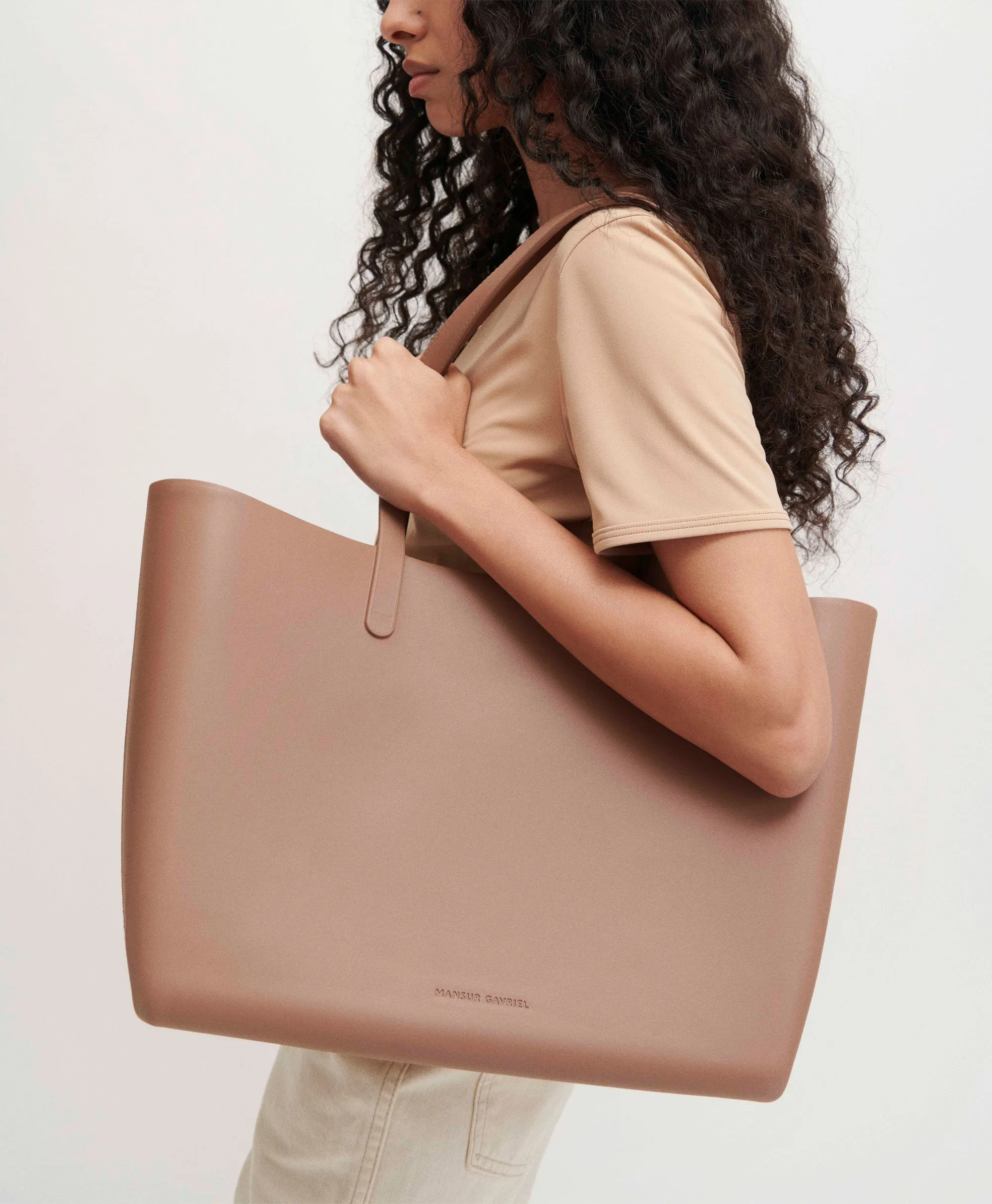 Large EVA Rubber Tote - Biscotto