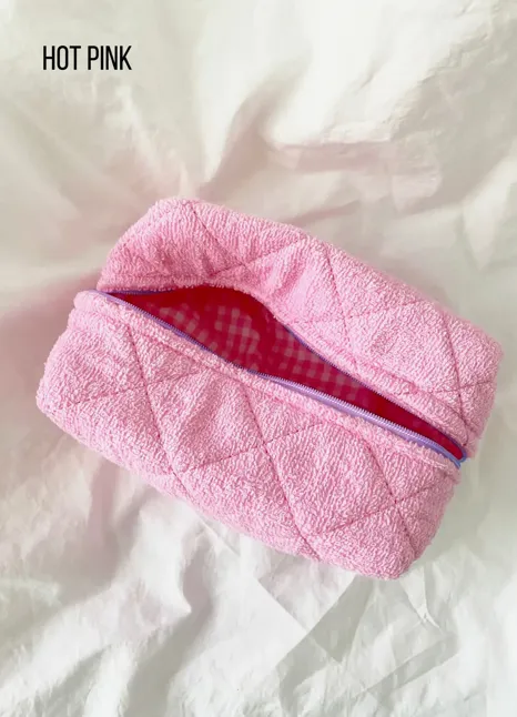 Large Terry Makeup Bag