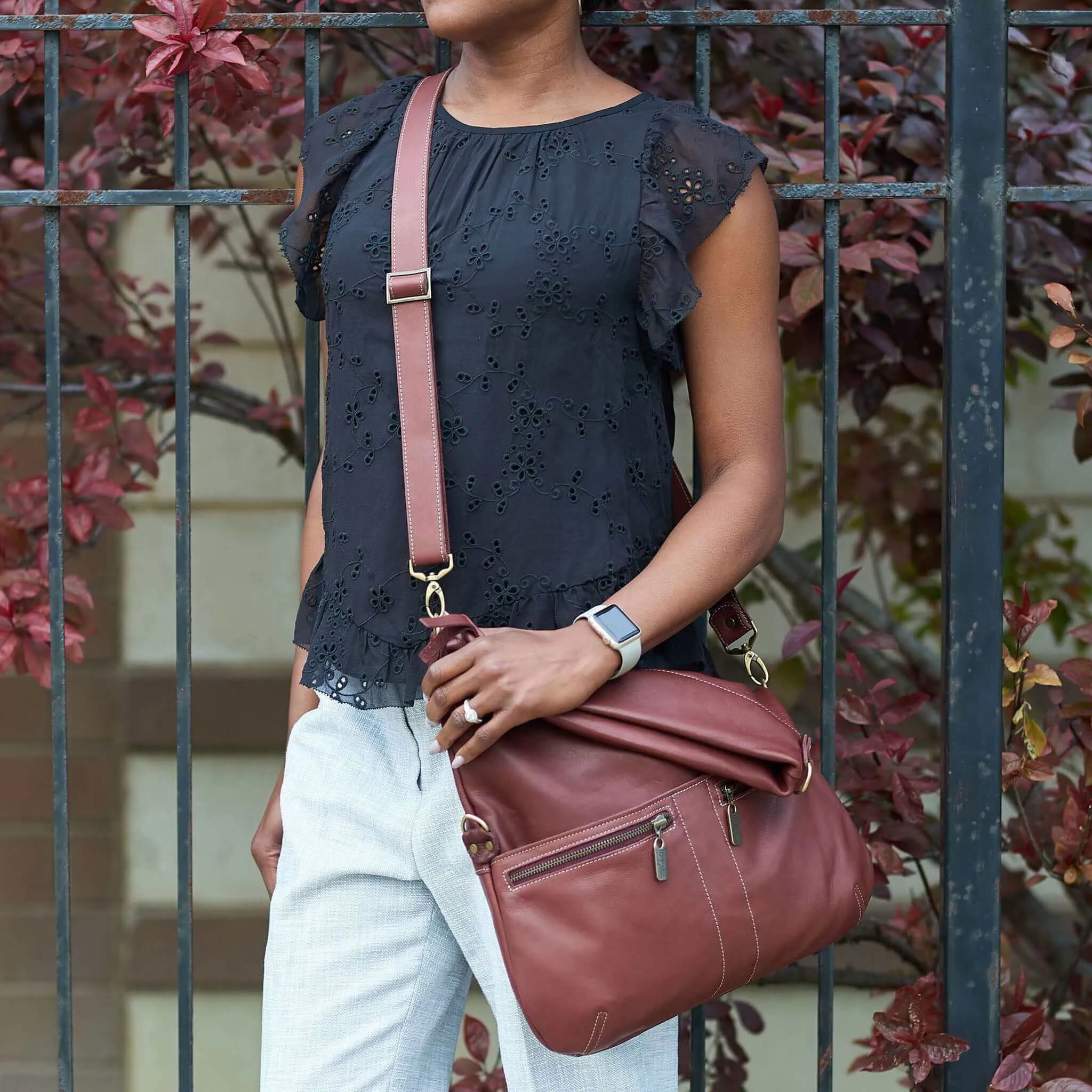 Lauren Crossbody - Merlot