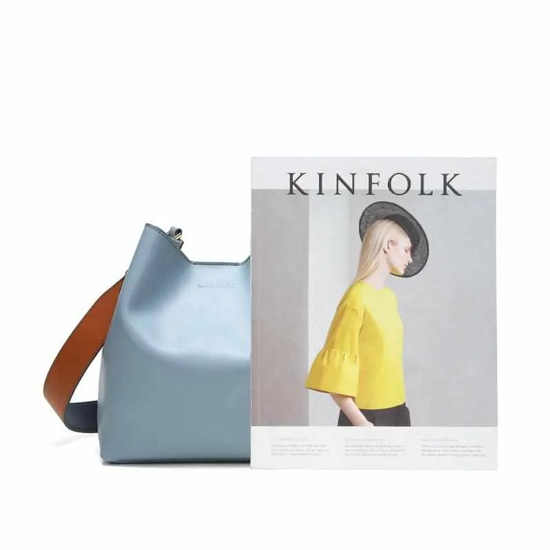 Leather Grace Bucket Bag - Luxury Tote Handbag
