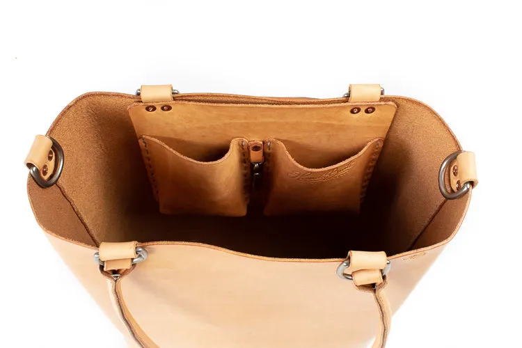 Leather Tote Bag | H B Everyday Russet Leather Tote Bag | Premium Edition