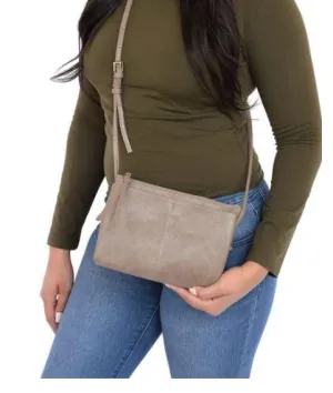 Liv Multi Pocket Crossbody Fawn