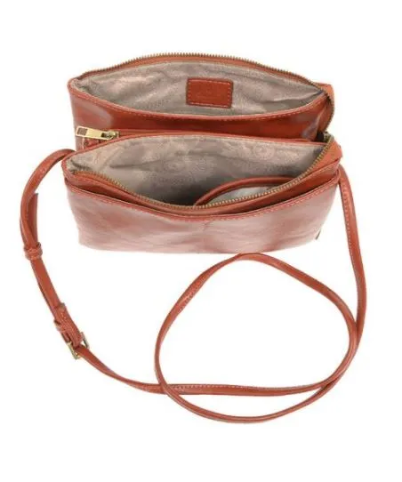 Liv Multi Pocket Crossbody Rust