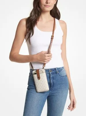 Logo Smartphone Crossbody Bag