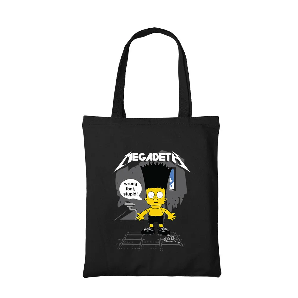 Megadeth Tote Bag - Wrong Font