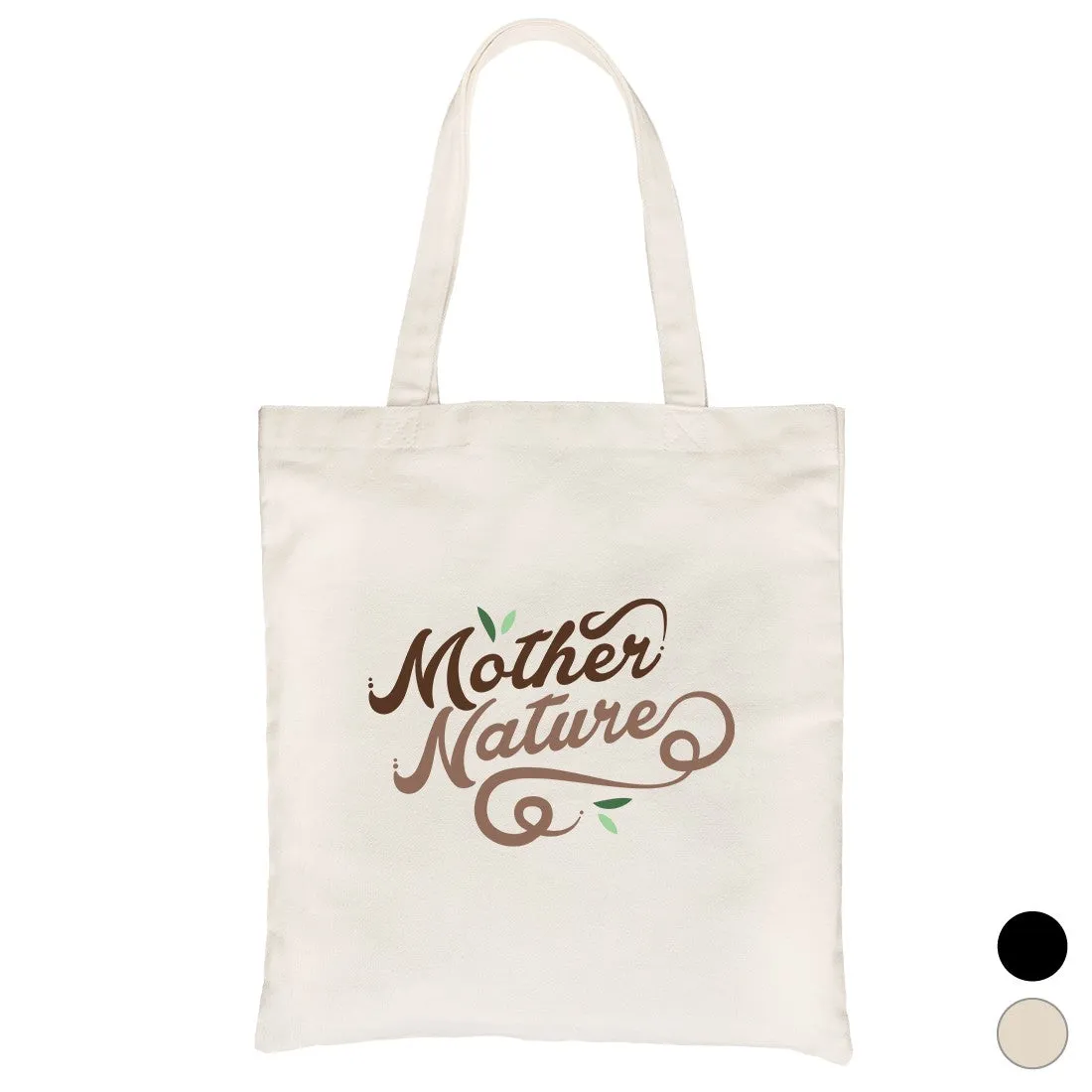 Mother Nature Canvas Shoulder Bag Heavy Cotton Mother's Day Gift