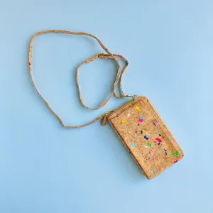 Nyla Cork Crossbody Phone Bag in Vivid