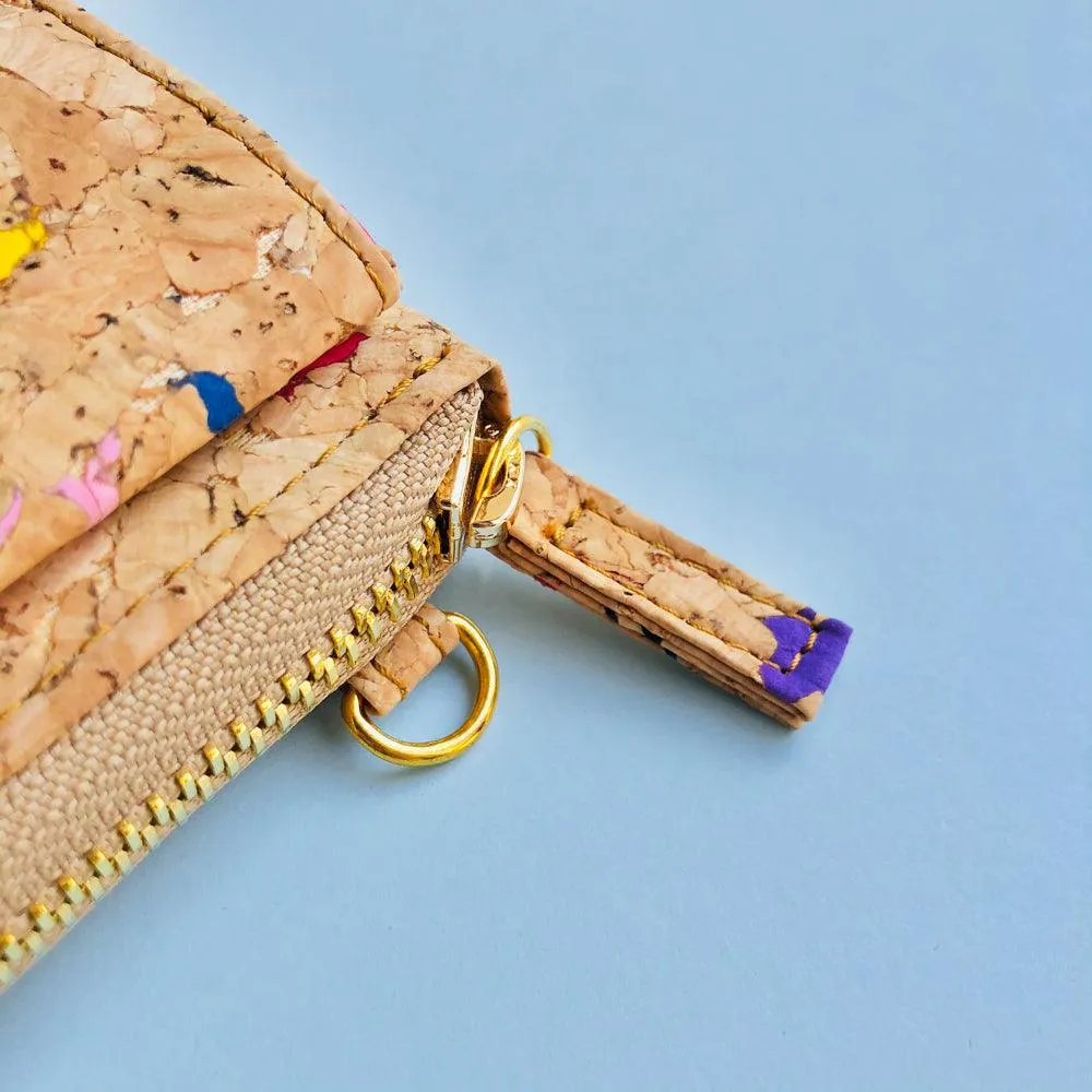 Nyla Cork Crossbody Phone Bag in Vivid