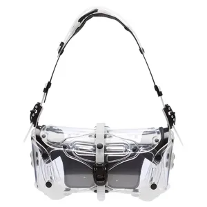 Object I80_MINI STEREO BAG / CLEAR-BLACK MATT