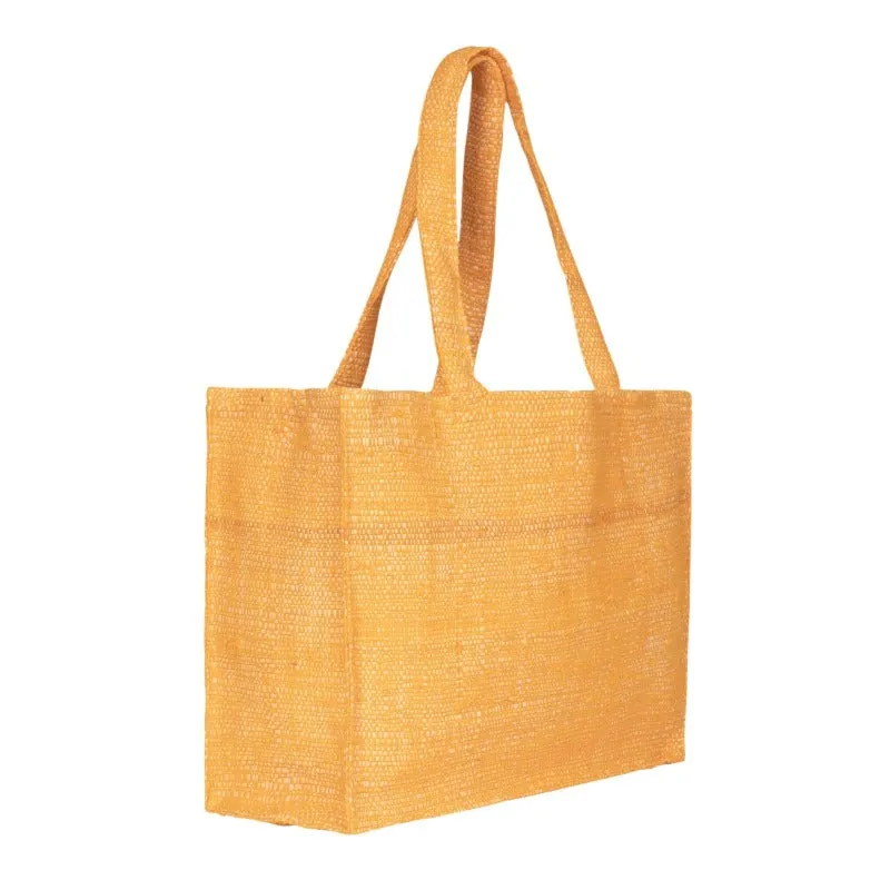 Orange Ifaty beach tote bag - THE NICE FLEET 